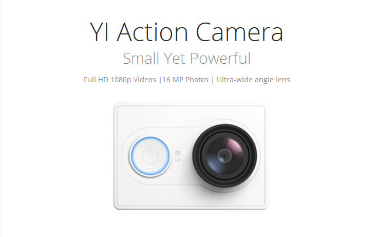 Xiaomi Yi Action Sport Camera - Akční kamera 1080p istage xiaomimarket odolná gopro 
